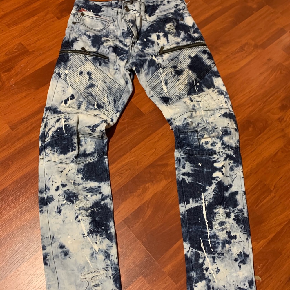 Bleached jeans